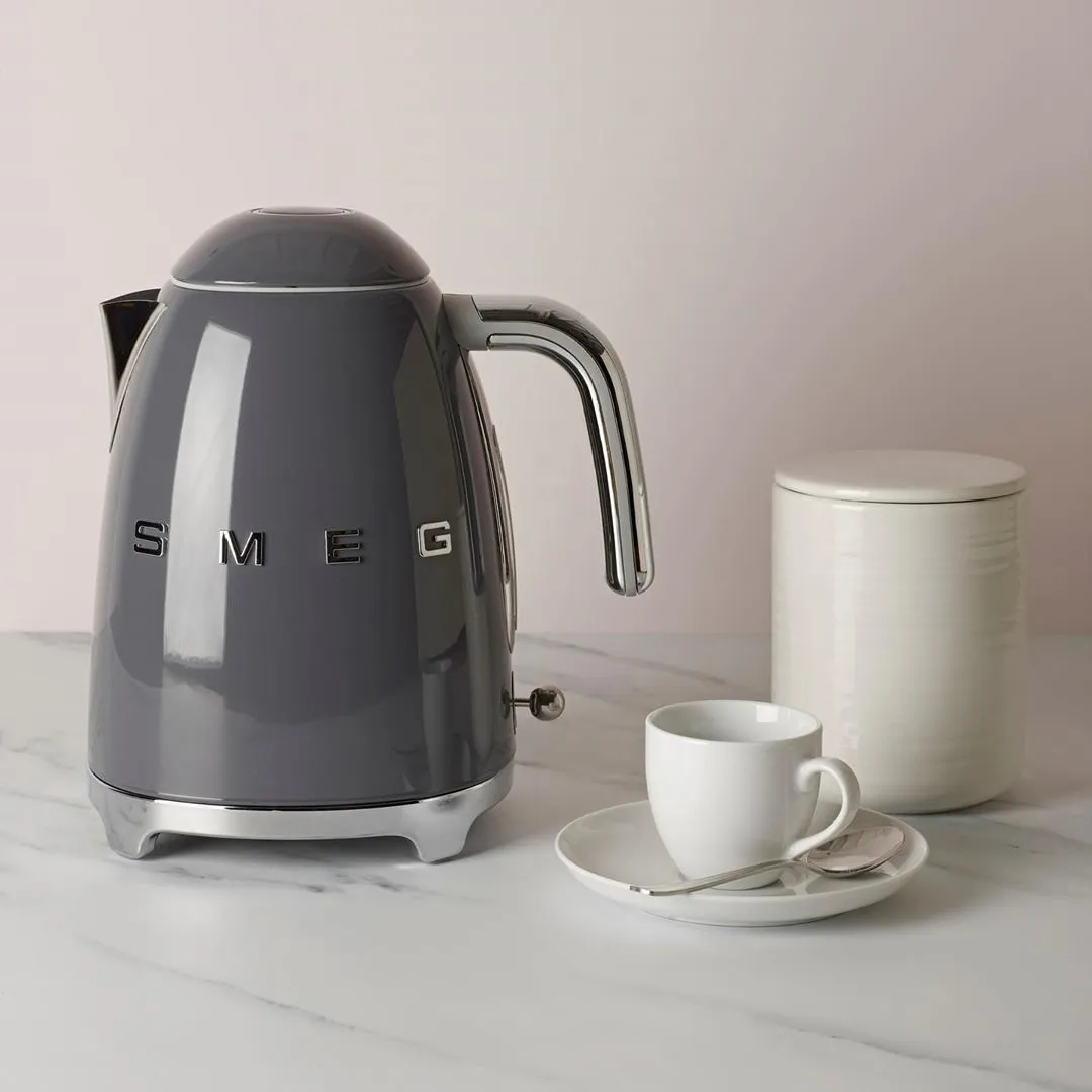 Smeg Electric Tea Kettle, Slate Grey