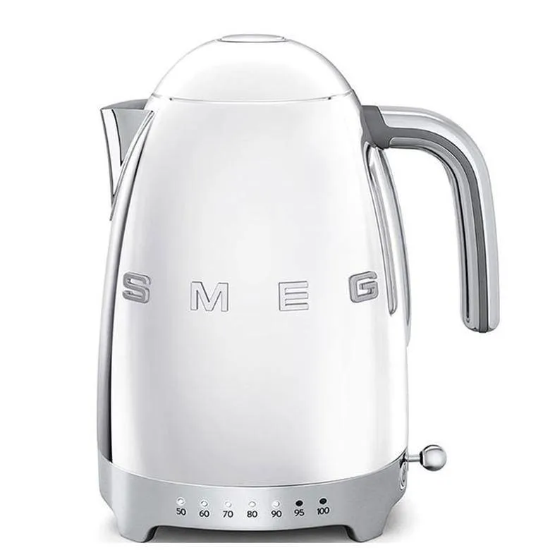 Smeg Jug Kettle 1.7L Variable Temperature Stainless Steel