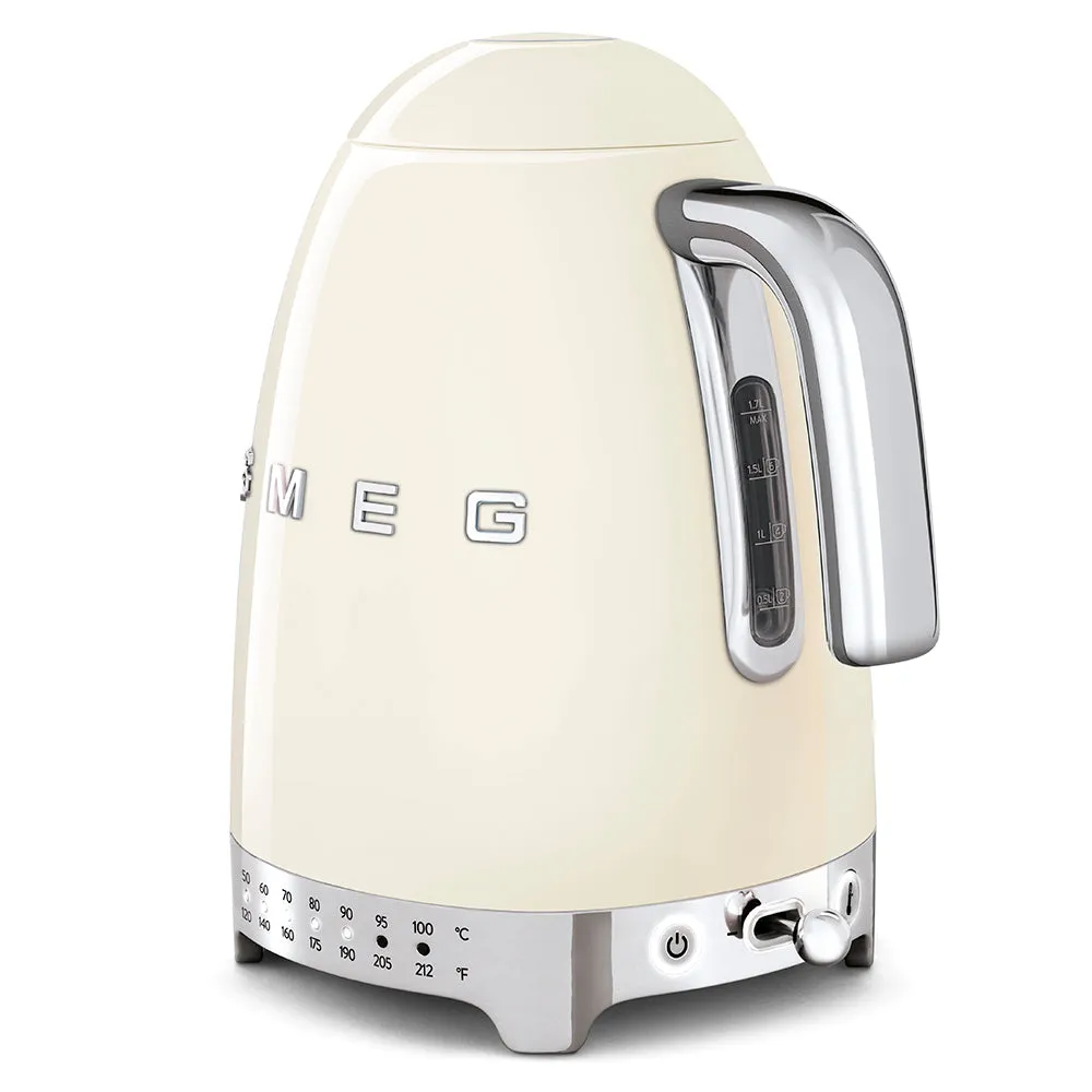 Smeg Variable Temperature Kettle - Cream