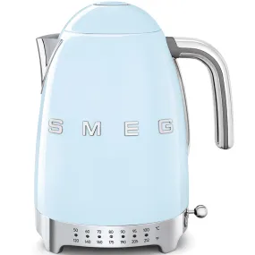 Smeg Variable Temperature Kettle - Pastel Blue