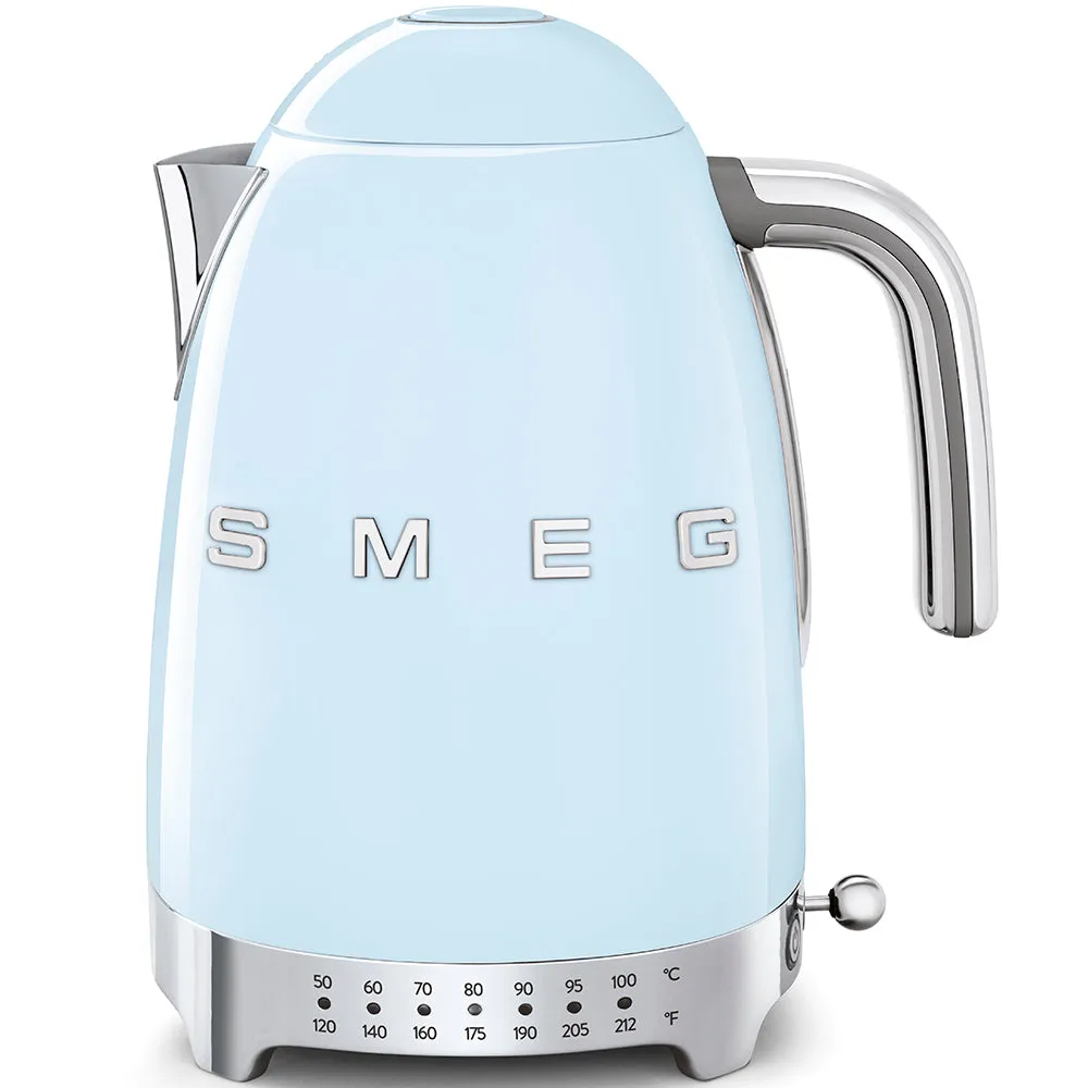 Smeg Variable Temperature Kettle - Pastel Blue