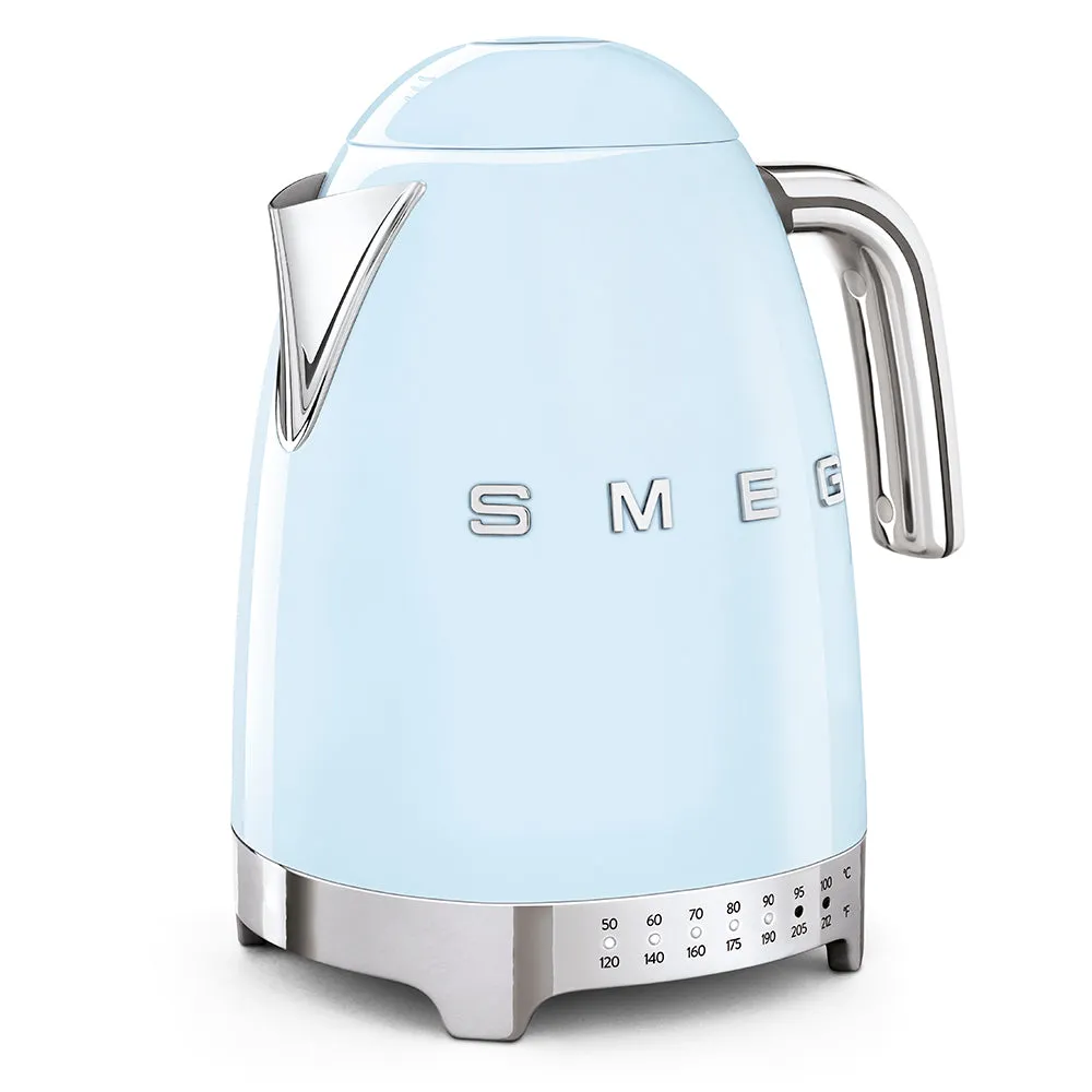 Smeg Variable Temperature Kettle - Pastel Blue