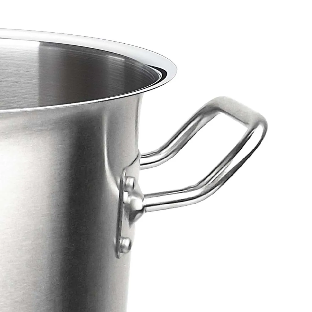 SOGA Stock Pot 12L Top Grade Thick Stainless Steel Stockpot 18/10 Without Lid