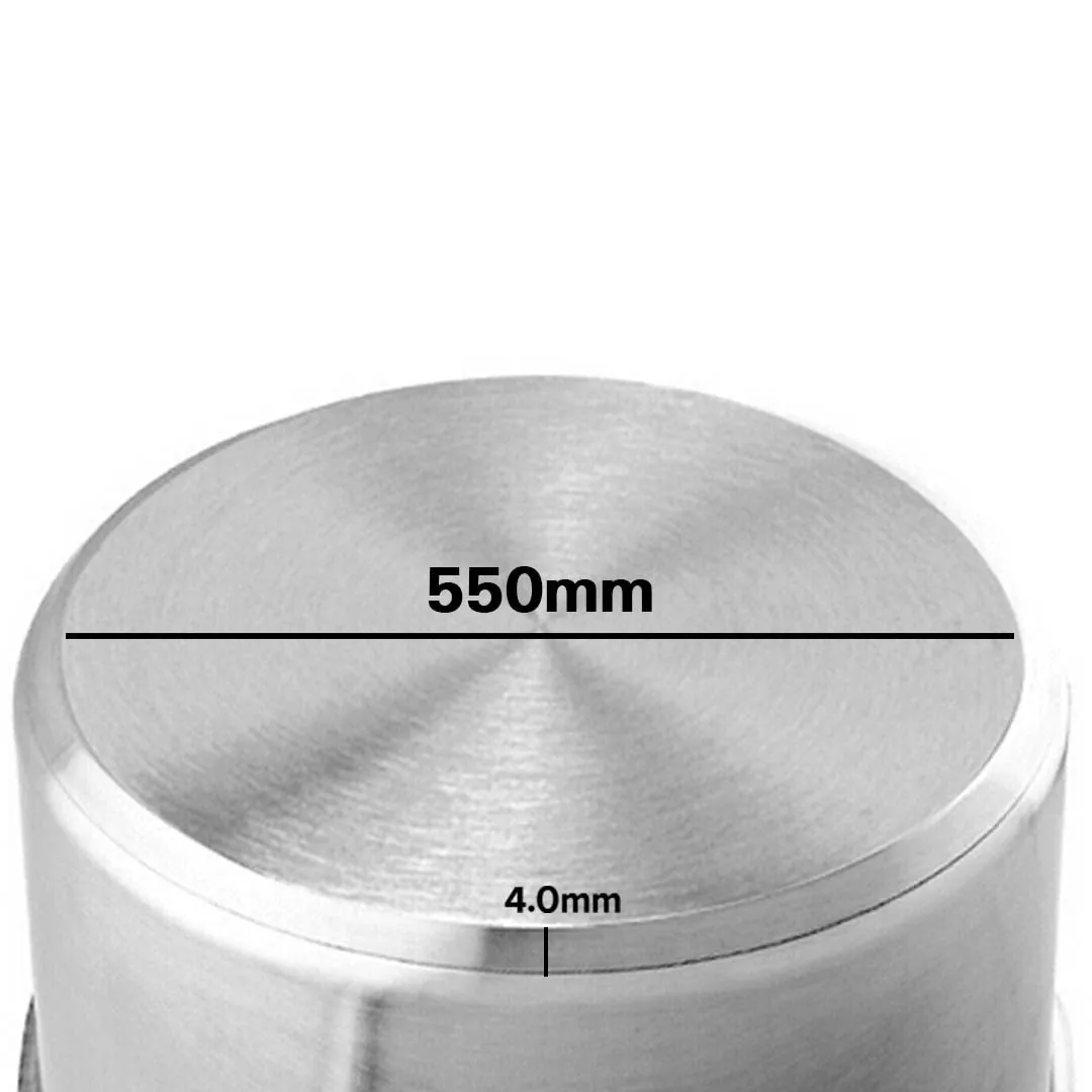 SOGA Stock Pot 83L Top Grade Thick Stainless Steel Stockpot 18/10 Without Lid