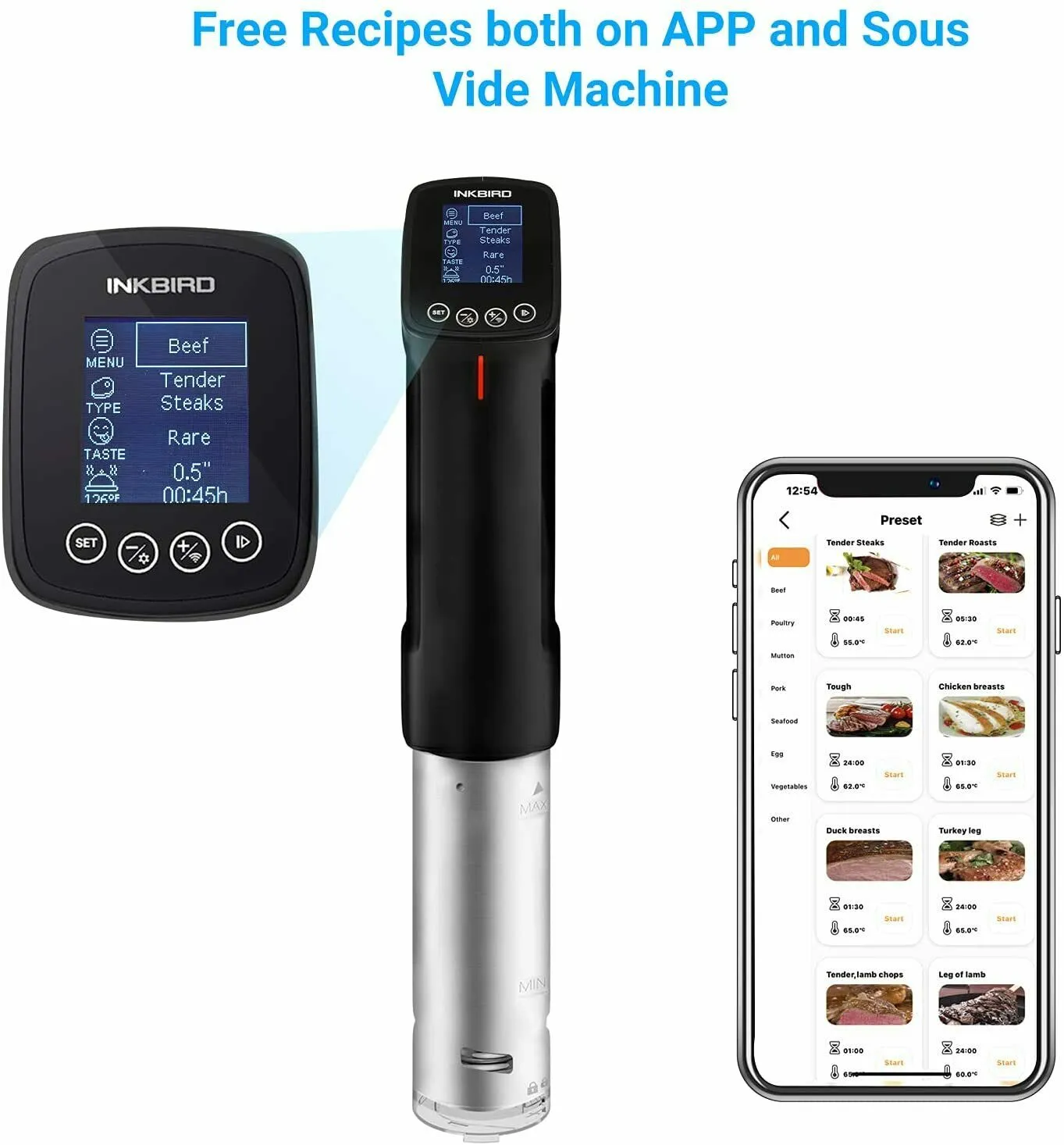 Sous Vide Cooker Precision Cookers WiFi Immersion Circulator 120V