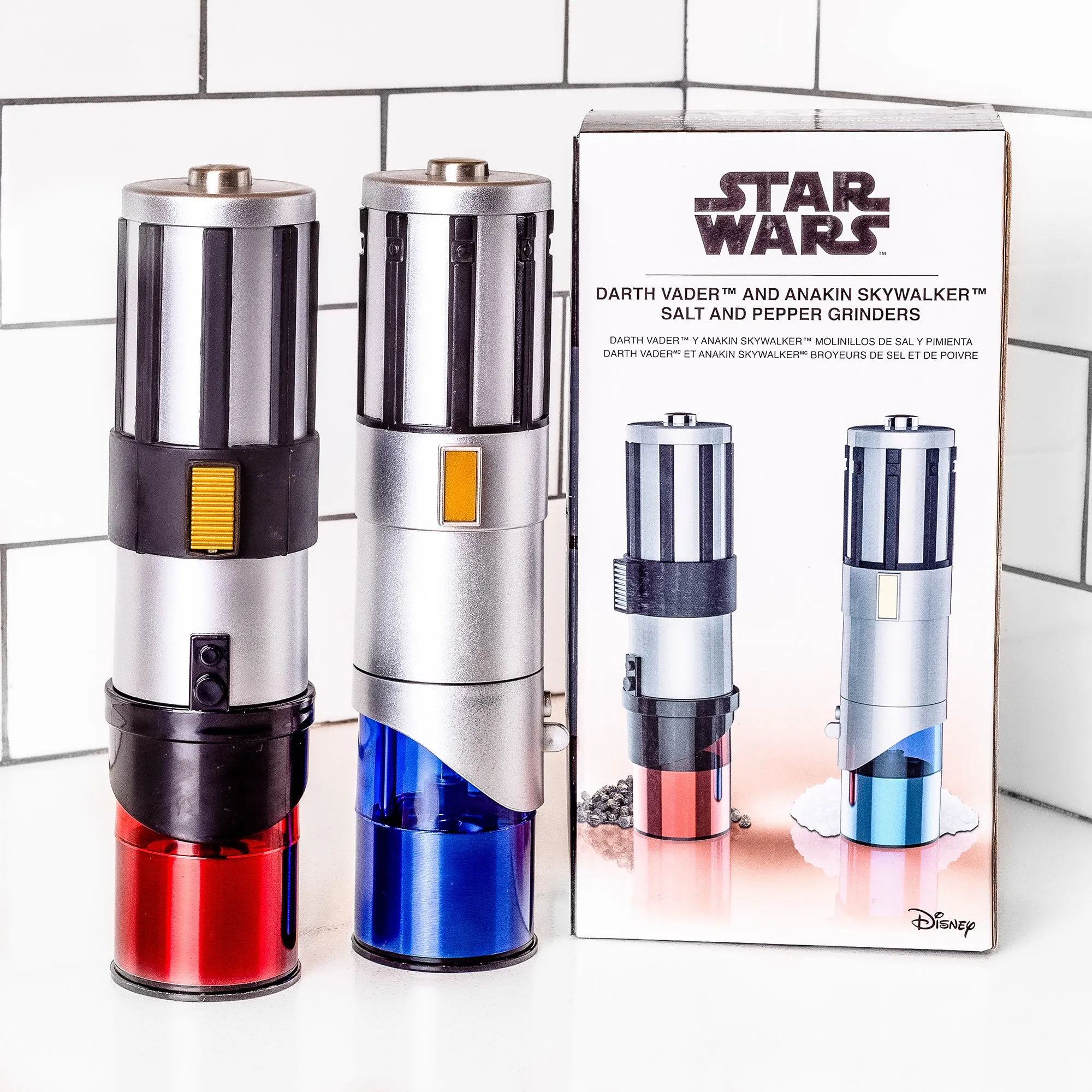 Star Wars Lightsaber Electric Salt & Pepper Mill Grinder