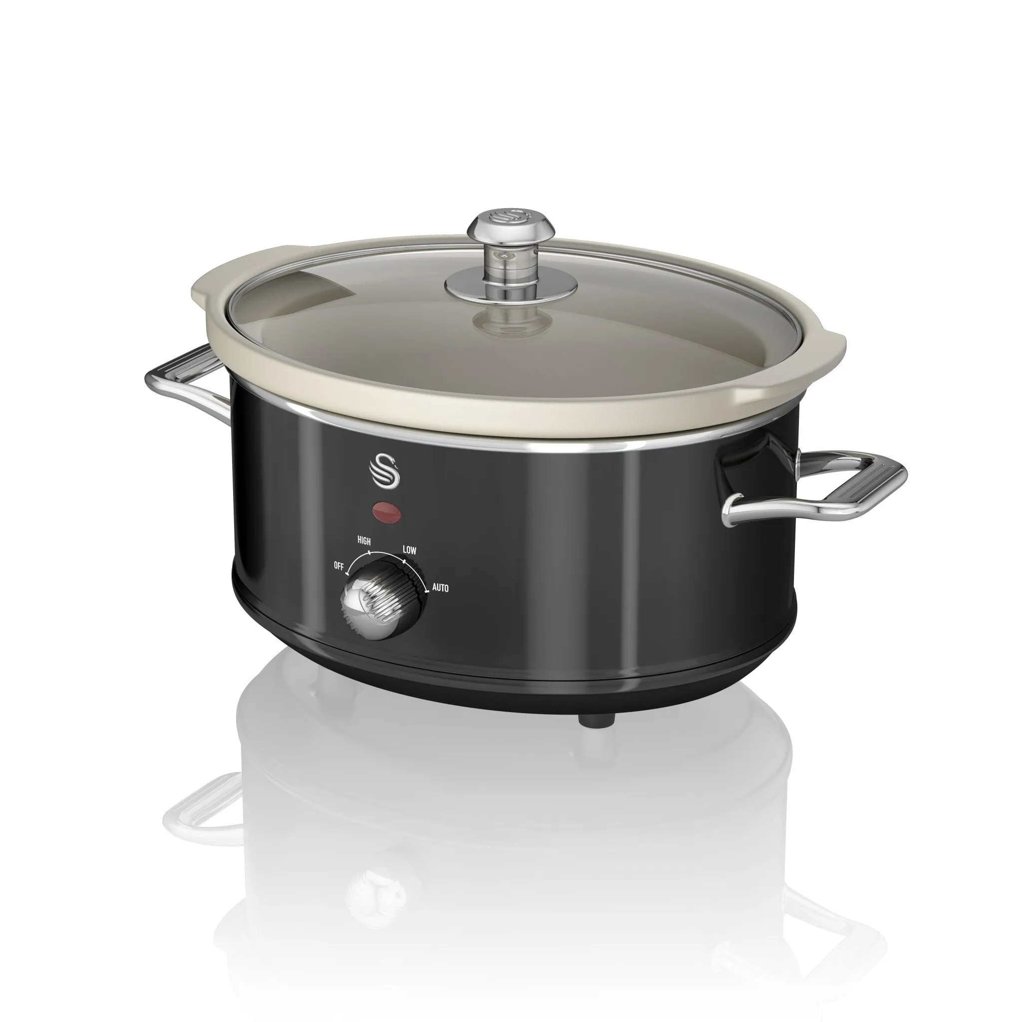 Swan 3.7 Quart Retro Slow Cooker