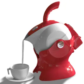 Tilt-to-pour Uccello Kettle - red