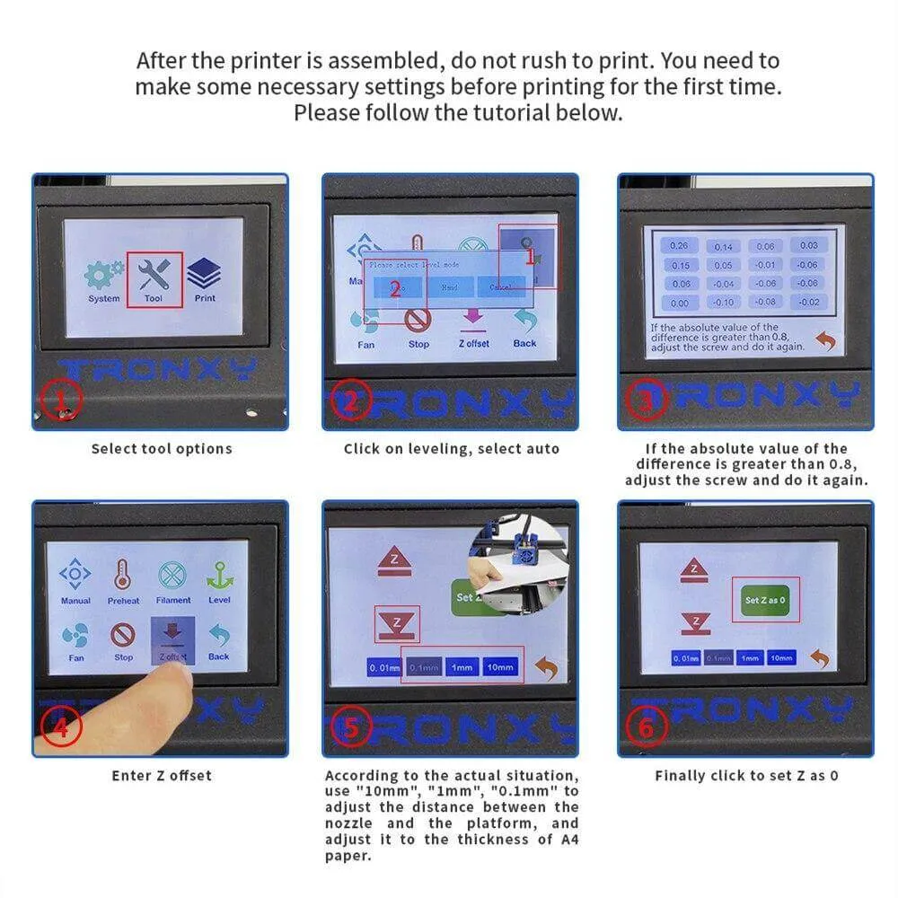 Tronxy 3.5" Touch Screen for XY-2 Pro X5SA Serires Moore 2 Pro Models