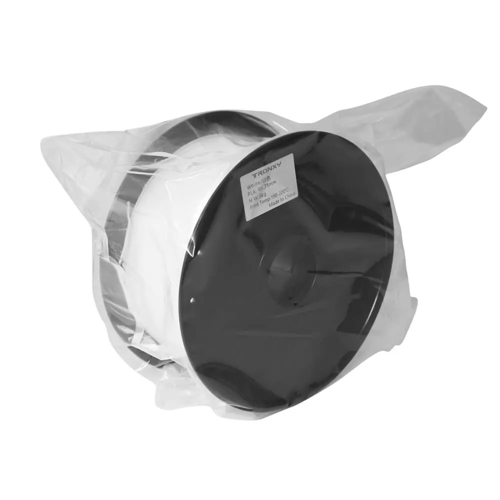 Tronxy 3D Printer White Black PLA Filament 1.75mm 3KG