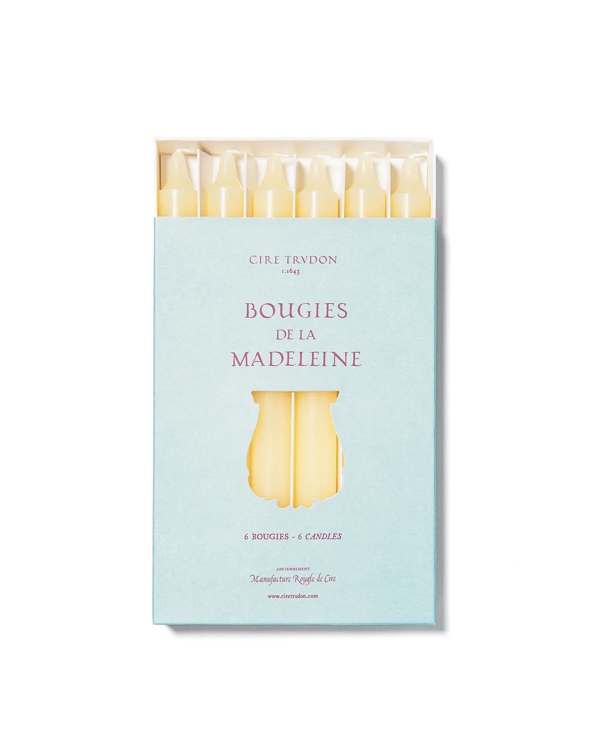 Trudon 'Madeleine' Candles (Unscented)