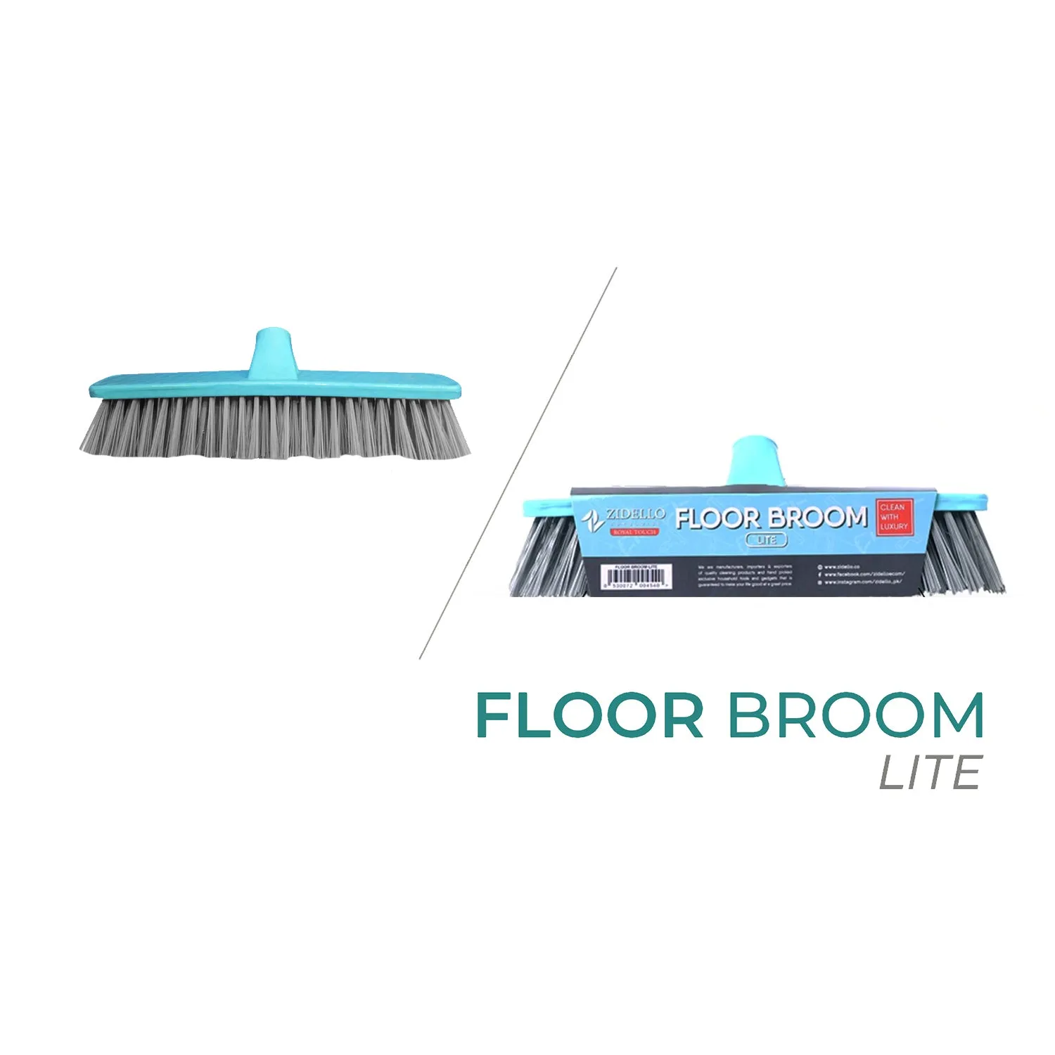 Zidello Floor Broom Lite - Refill Head only