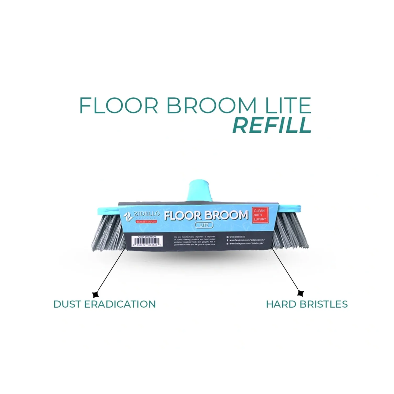 Zidello Sparkling Floor Broom (Lite)