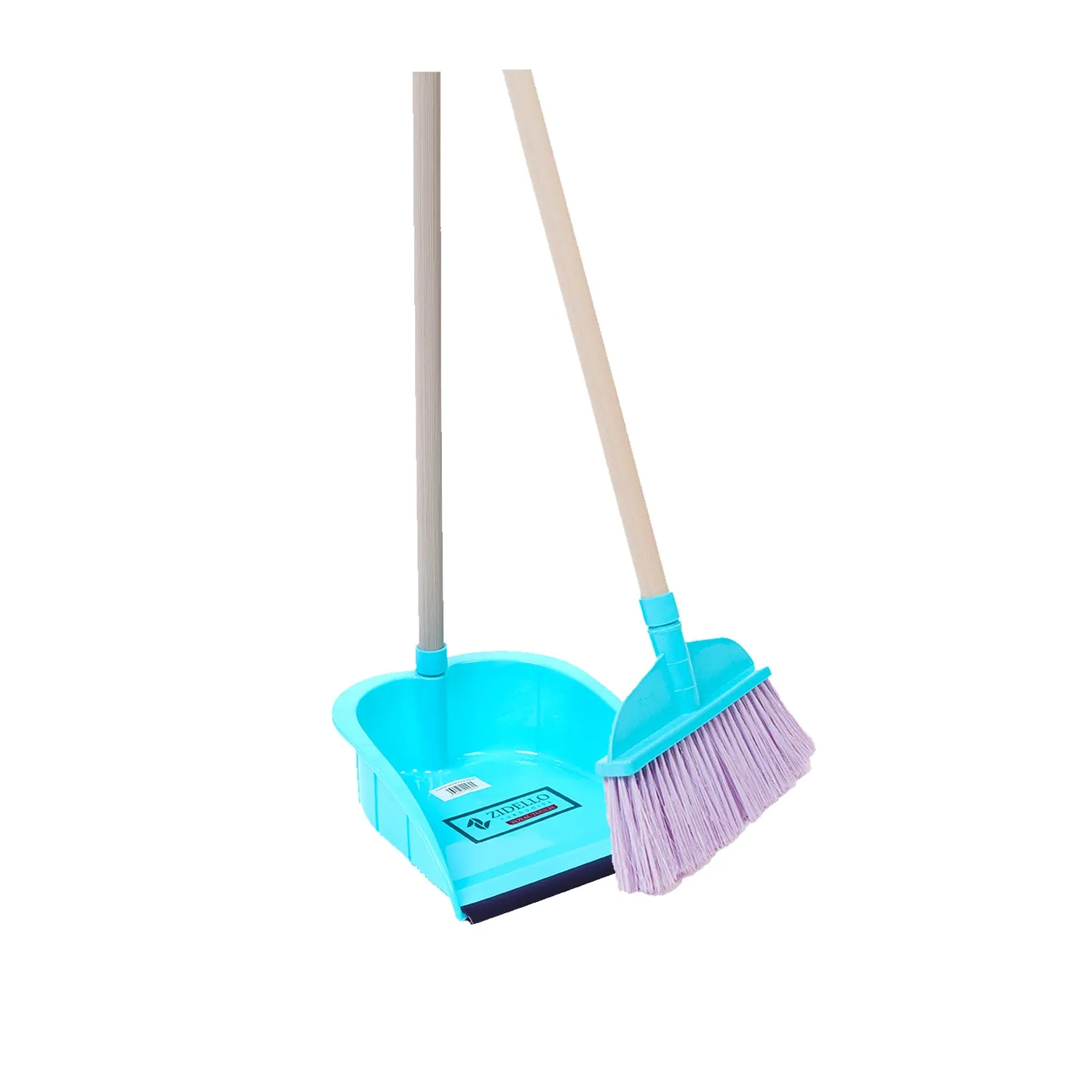 Zidello Standing Broom And Dustpan Set