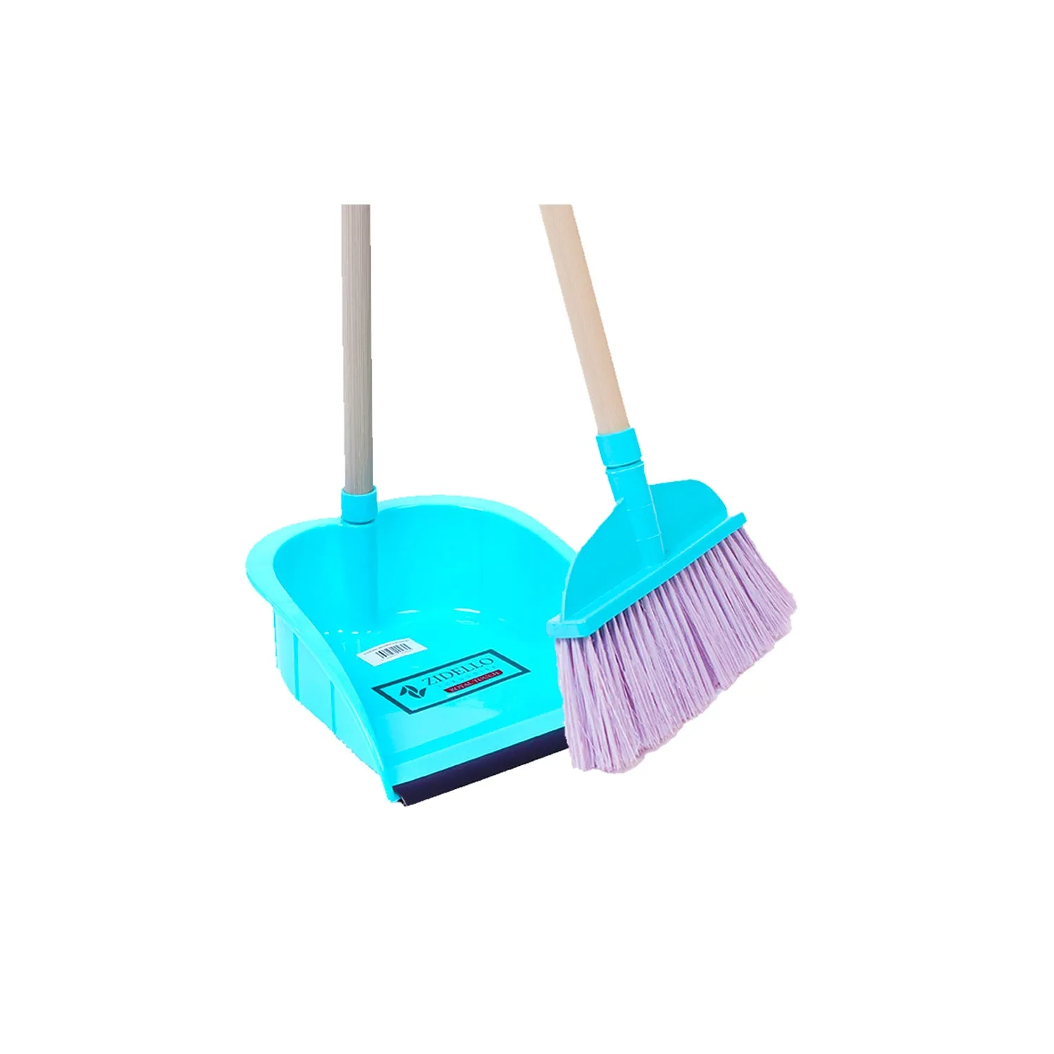 Zidello Standing Broom And Dustpan Set